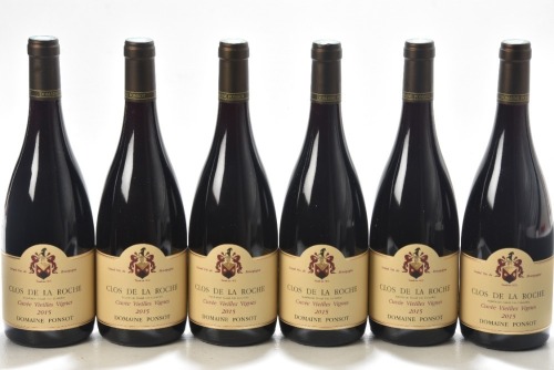 Clos de La Roche Grand Cru Vielles Vignes 2015 Domaine Ponsot 6 bts OWC In Bond