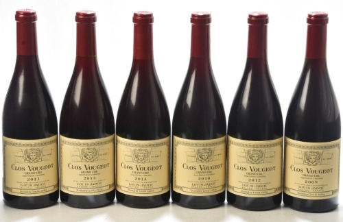 Clos de Vougeot Grand Cru Vertical Case 2009-2014 Louis Jadot 6 bts OWC In Bond