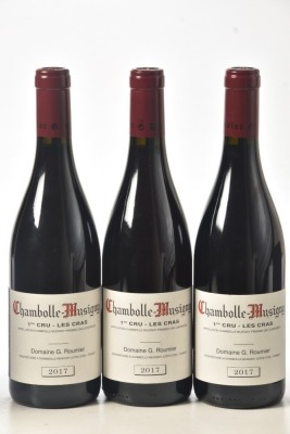 Chambolle Musigny 1er Cru Les Cras 2017 Domaine Georges Roumier 3 bts In Bond