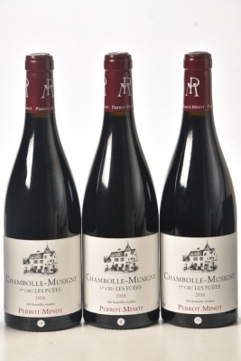 Chambolle Musigny 1er Cru Les Fuées Vielle Vignes 2018 Domaine Perrot-Minot 3 bts In Bond