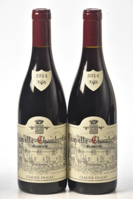 Chapelle Chambertin Grand Cru 2014 Domaine Claude Dugat 2 bts In Bond