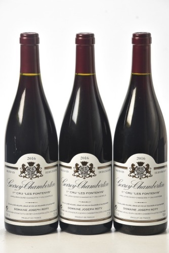 Gevrey Chambertin 1er Cru Fonteny 2016 Domaine Joseph Roty 3 bts In Bond