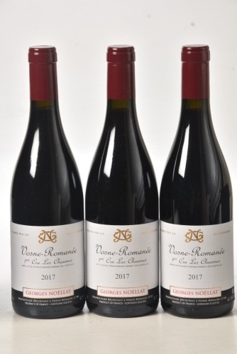 Vosne Romanee 1er Cru Les Chaumes 2017 Domaine Georges Noellat 3 bts In Bond