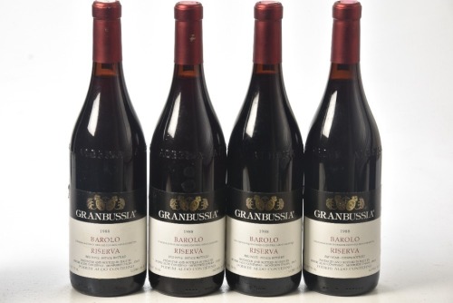 Barolo Granbussia Riserva Aldo Conterno 1988 4 bts In Bond