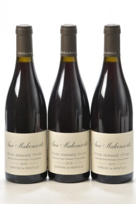 Vosne Romanee 1er Cru Aux Malconsorts 2010 Domaine de Montille 3 bts