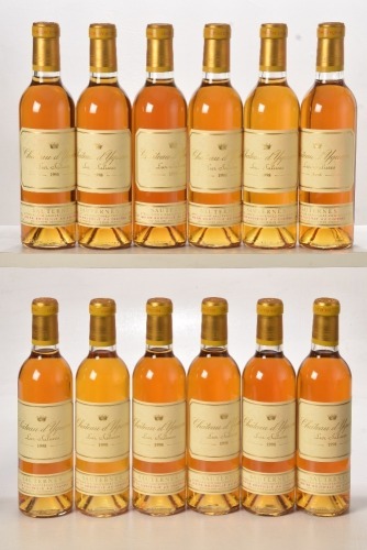 Chateau d'Yquem 1998 Sauternes 12 hf bts OWC In Bond