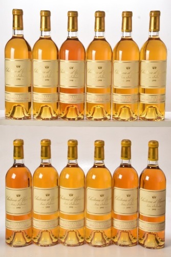 Chateau d'Yquem 1998 Sauternes 12  bts OWC In Bond