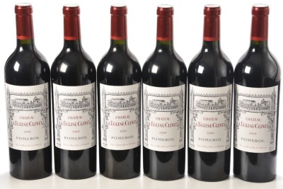 Chateau l'Eglise Clinet 2009 Pomerol 6 bts OWC In Bond