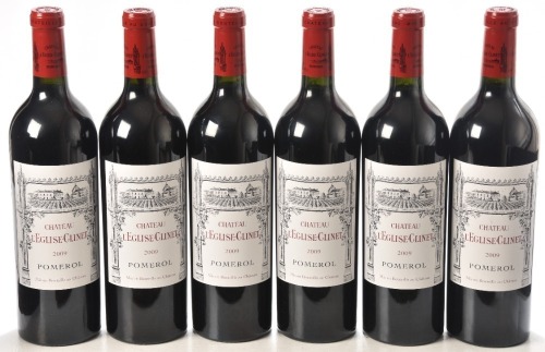 Chateau l'Eglise Clinet 2009 Pomerol 6 bts OWC In Bond