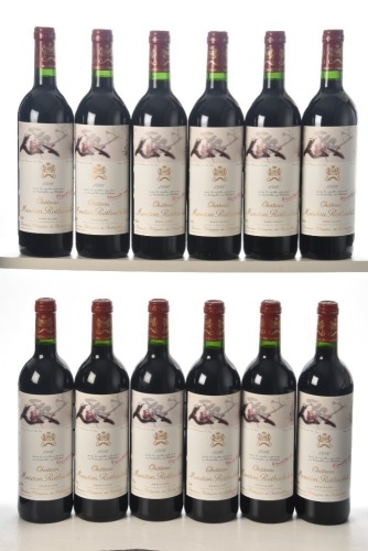 Chateau Mouton Rothschild 1996 Pauillac 12 bts OWC In Bond