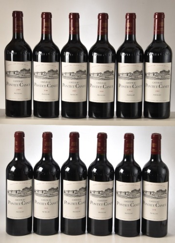 Chateau Pontet Canet 2010 Pauillac 12 bts OWC (2 x 6 bts OWC) In Bond