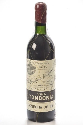 Viña Tondonia Rioja Gran Reserva Tinto 1991 R Lopez de Heredia 1 bt