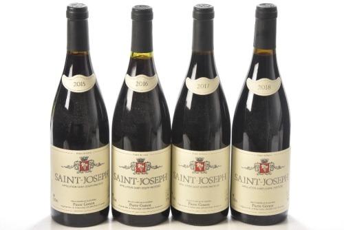 St Joseph Rouge Domaine Gonon Vertical 4 bts