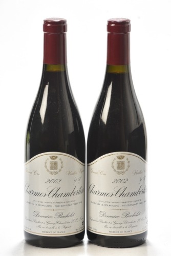 Charmes Chambertin Grand Cru Vielles Vignes 2002 Domaine Denis Bachelet 2 bts In Bond