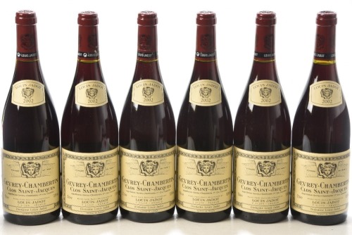 Gevrey Chambertin 1er Cru Clos St. Jacques 2002 Dom Louis Jadot 6 bts In Bond