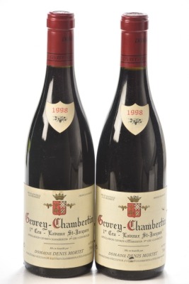 Gevrey Chambertin 1er Cru Lavaux St Jacques 1998 Domaine Denis Mortet 2 bts