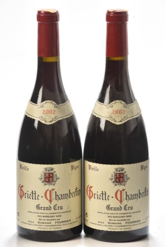 Griotte Chambertin Grand Cru Vieille Vignes 2002 Domaine Fourrier 2 bts In Bond