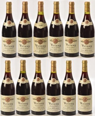 Volnay 1er Cru Clos des Chenes Domaine Michel Lafarge 1 bt Vertical Mixed case 1991 - 2010