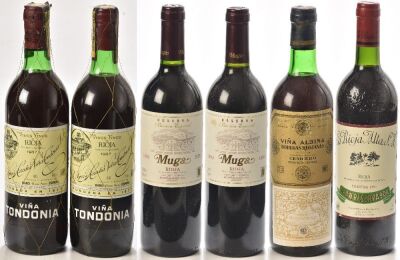 Rioja Reserva Mixed Case Tondonia, Muga, La Rioja Alta 904 6 bts