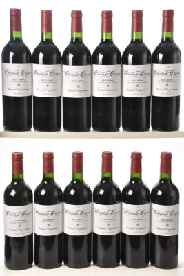 Chateau Cissac Haut Medoc OWC 2012 12 bts