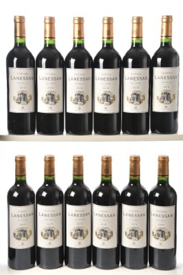 Chateau Lanessan Haut Medoc OWC 2015 2 x 6 bts