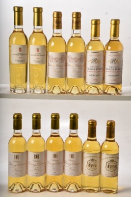 Mixed Barsac and Sauternes 2018 12 bts