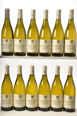 Bourgogne Blanc Domaine Francois d'Allaines 2017 12 bts