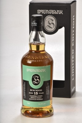 Springbank 15YO Rum Finish 51% 1 70cl bt From professional Storage in Hampshire