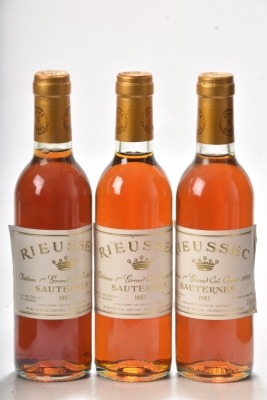 Chateau Rieussac Sauternes 1983 3 37.5cl bts