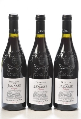 Chateauneuf du Pape Dom de la Janasse Cuvee Chaupin 2010 3 bts