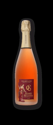 Champagne Gonet Sulcova Brut Rose NV 6 bts OCC In Bond No Buyers Premium