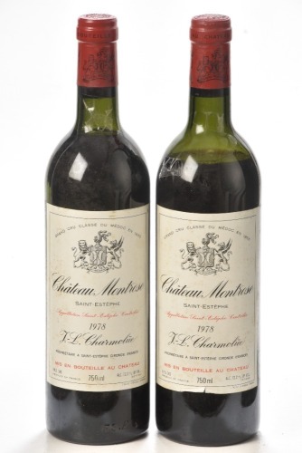 Chateau Montrose 1978 Saint Estephe 2 bts