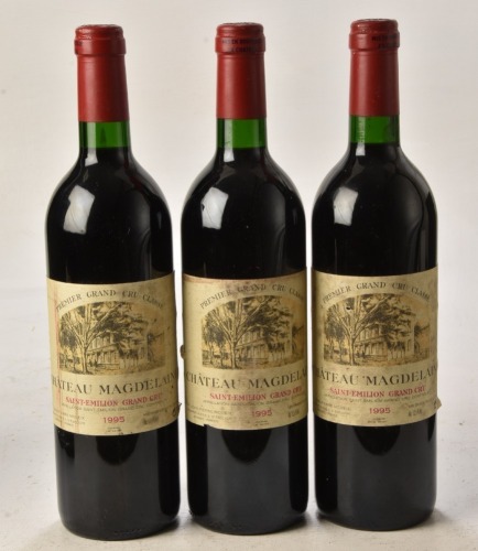 Chateau Magdelaine 1995 Saint Emilion 3bts