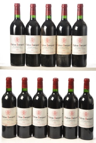 Chateau Bourgneuf 2000 Pomerol 11 bt