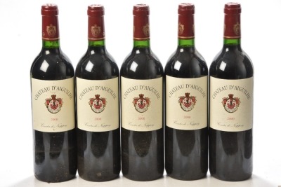 Chateau D'Aiguilhe 2000 Castillon Cotes de Bordeaux 5bts