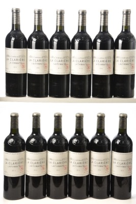 Chateau La Clariere 2016 Castillon Côtes de Bordeaux 12bts OWC