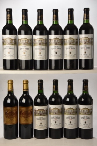 Chateau Leoville Barton 1999 Saint Julien 9Bts Chateau Leoville Barton 1995 Saint Julien 1Bt Chateau Batailley 2002 Pauillac 2 Bts Above 12bts