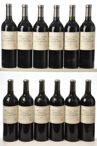 Chateau La Clariere 2018 Castillon Côtes de Bordeaux 12bts OWC
