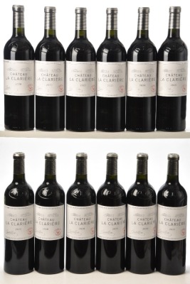 Chateau La Clariere 2020 Castillon Côtes de Bordeaux 12bts OWC