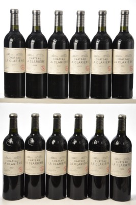 Chateau La Clariere 2021 Castillon Côtes de Bordeaux 12bts OWC