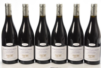 Morey St Denis 1er Cru Clos Sorbe 2018 Domaine Francois Legros 6 bts OCC In Bond