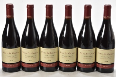 Nuits St Georges Vieilles Vignes 2014 Domaine Fabrice Vigot 6 bts OCC In Bond
