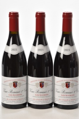 Vosne Romanee 1er Cru Les Suchots 2021 Domaine Confuron Gindre 3 bts OCC In Bond