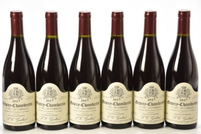 Gevrey Chambertin 1er Cru Les Corbeaux 2017 Domaine S C Guillard 6 bts OCC In Bond