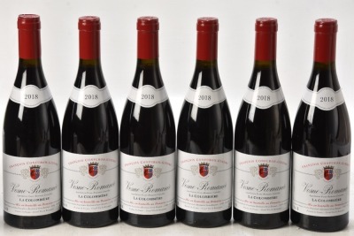Vosne Romanee La Colombiere 2018 Domaine Confuron Gindre 6 bts OCC In Bond