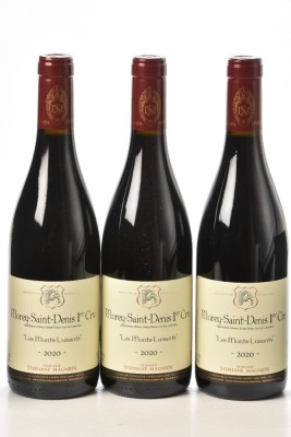 Morey Saint Denis 1er Cru Monts Luisants 2020 Domaine Stephane Magnien 3 bts OCC In Bond