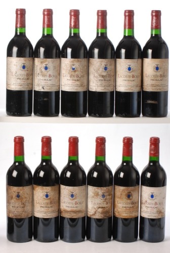 Chateau Lacoste Borie 1989 Pauillac 12 bts