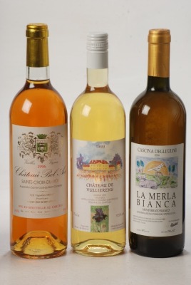 Cascina Degli Ulivi La Merla Bianca 2004 1bt Chateau Bel Air Blanc Vieilles Vignes 1996 Sainte Croix du Mont 1bt Chateau de Vullierens Blanc 1999 Grand Cru Morges 1bt Above 3Bts