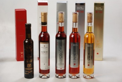 Peller Cabernet Franc Ice Wine 2013 1Hlf bt Pillitteri Estate Winery Vidal Reserve Ice Wine 2013 1Hlf bt Wayne Gretzky Estates Cabernet Franc Ice wine No. 99 2013 1Hlf bt Wayne Gretzky Estates Cabernet and Vidal Ice wine No. 992 2013 2Hlf Bts Above 5