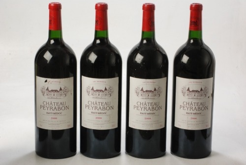 Chateau Peyrabon 2000 Haut Medoc 4 Mags From an underground cellar in Little Venice, London